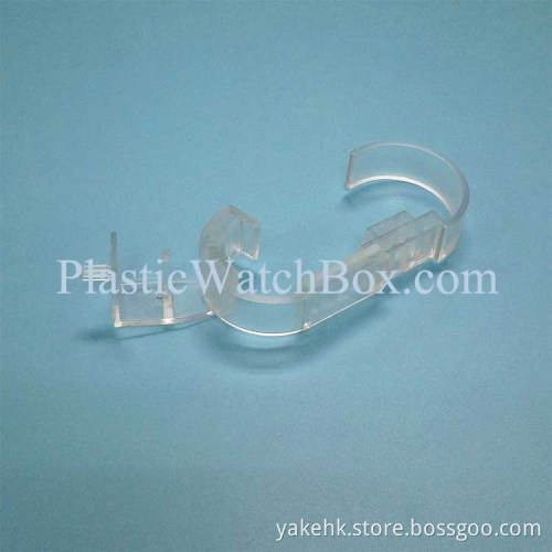 Acrylic C ring watch display stand of wrist watch holder